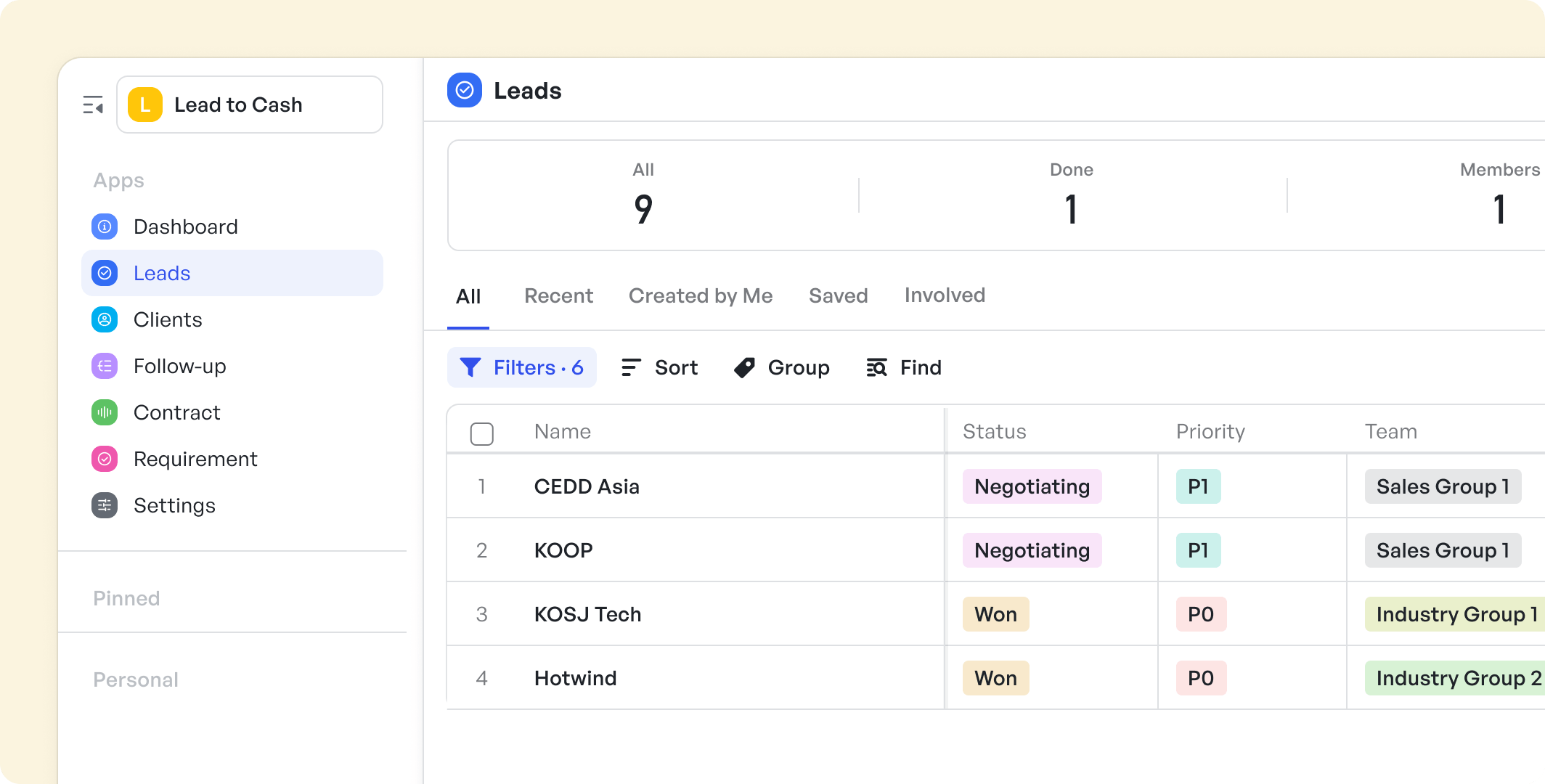 Lead to Cash